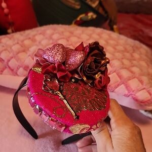 Pink and Red Decorative Headband